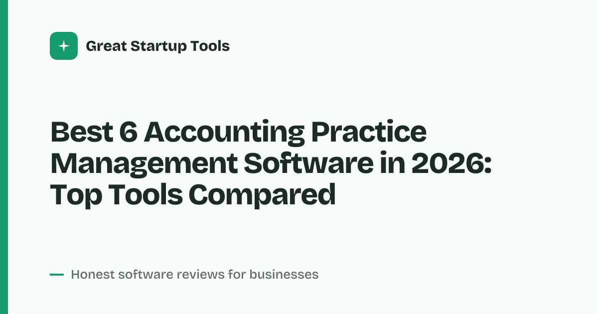 Cover for Best 6 Accounting Practice Management Software in 2026