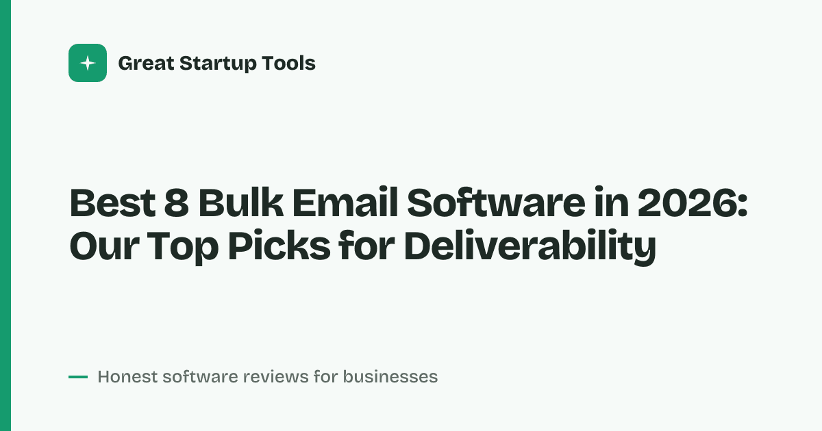 Cover for Best 8 Bulk Email Software in 2026: Scale Outreach Fast