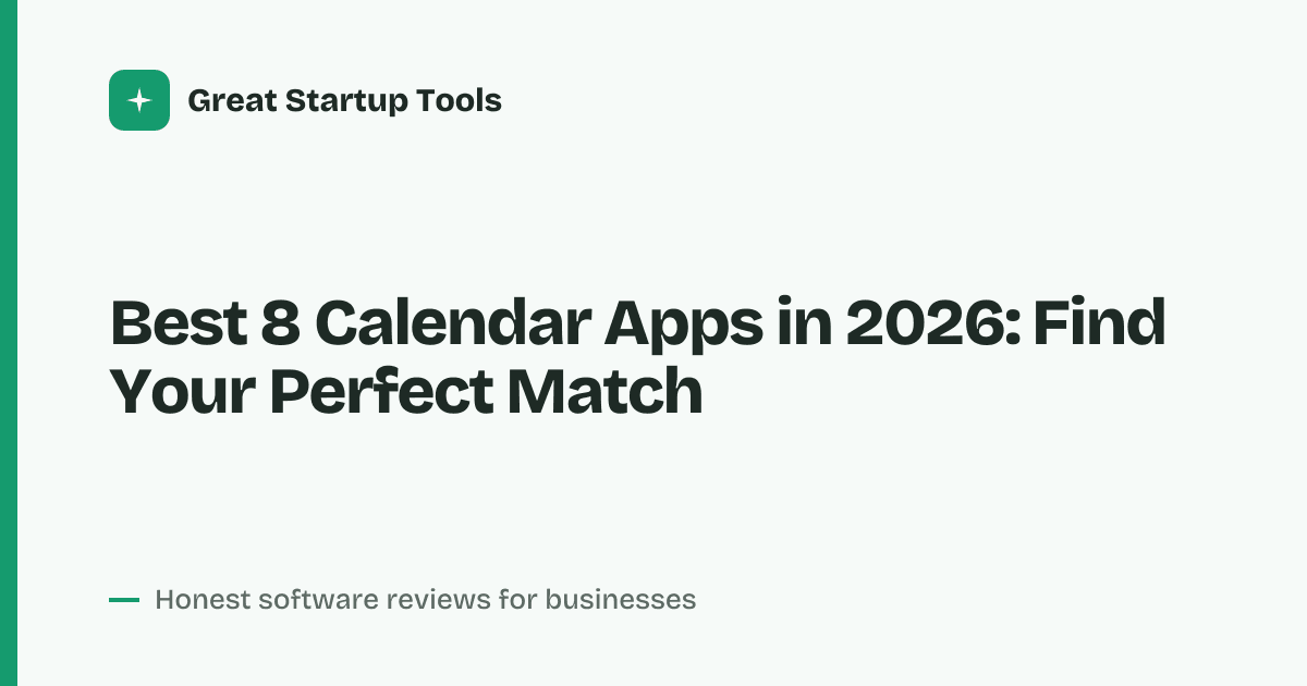 Cover for Best 8 Calendar Apps in 2026: Organize Your Time Smarter