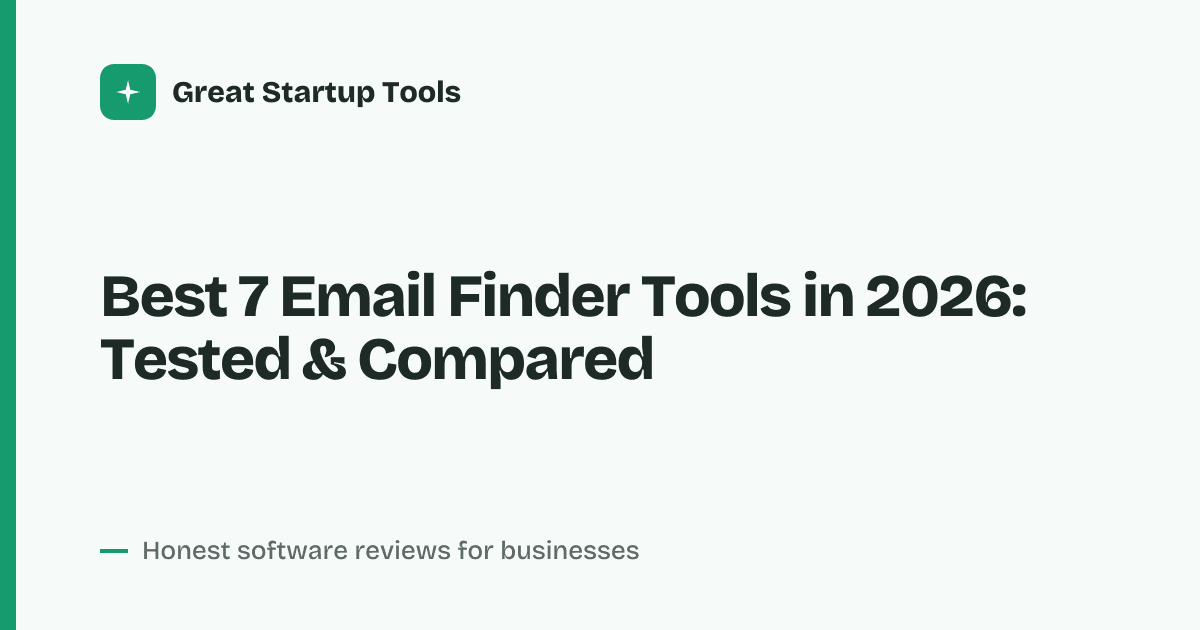 Cover for Best 7 Email Finder Tools in 2026: Find Any Address
