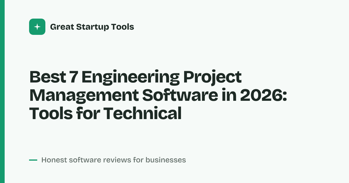 Cover for Best 7 Engineering Project Management Software in 2026