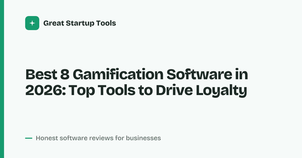Cover for Best 8 Gamification Software in 2026: Boost Engagement Now