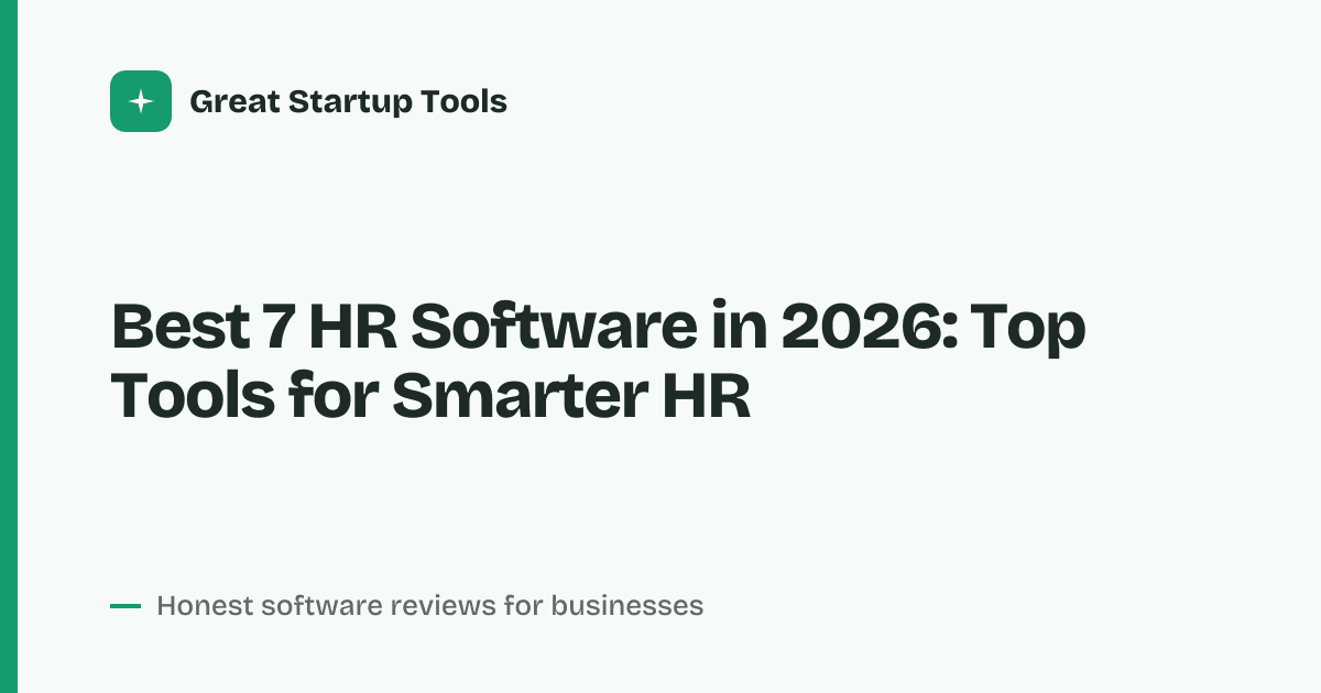Cover for Best 7 HR Software in 2026: Streamline Your People Ops