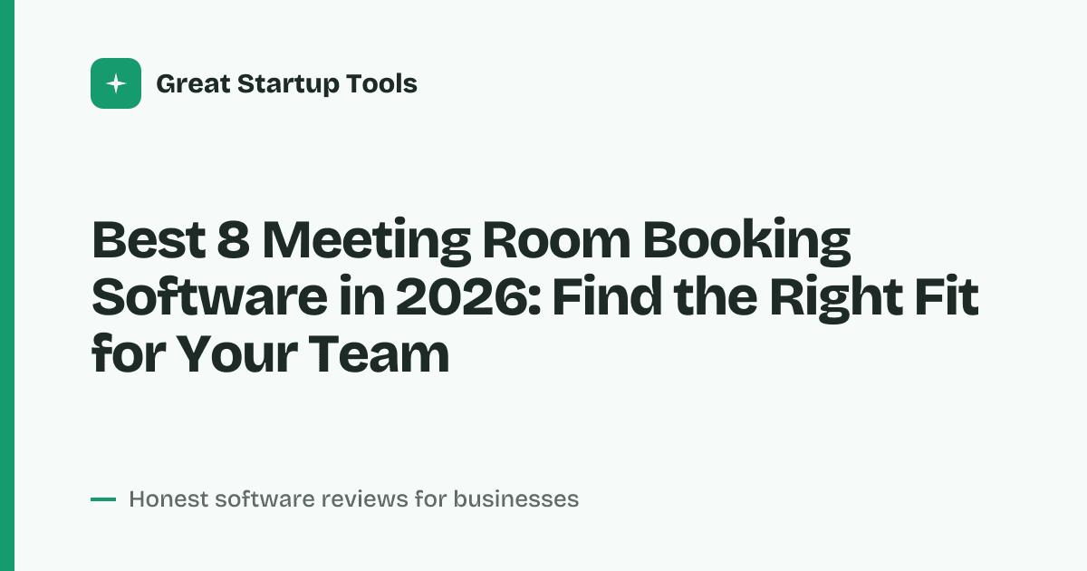 Cover for Best 8 Meeting Room Booking Software in 2026: Streamline Your