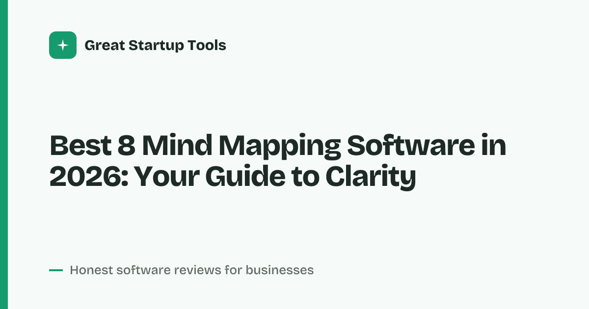 Cover for Best 8 Mind Mapping Software in 2026: Visualize Ideas