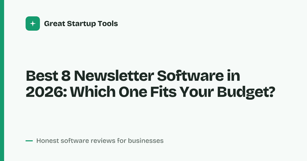 Cover for Best 8 Newsletter Software in 2026: Grow Your List Fast