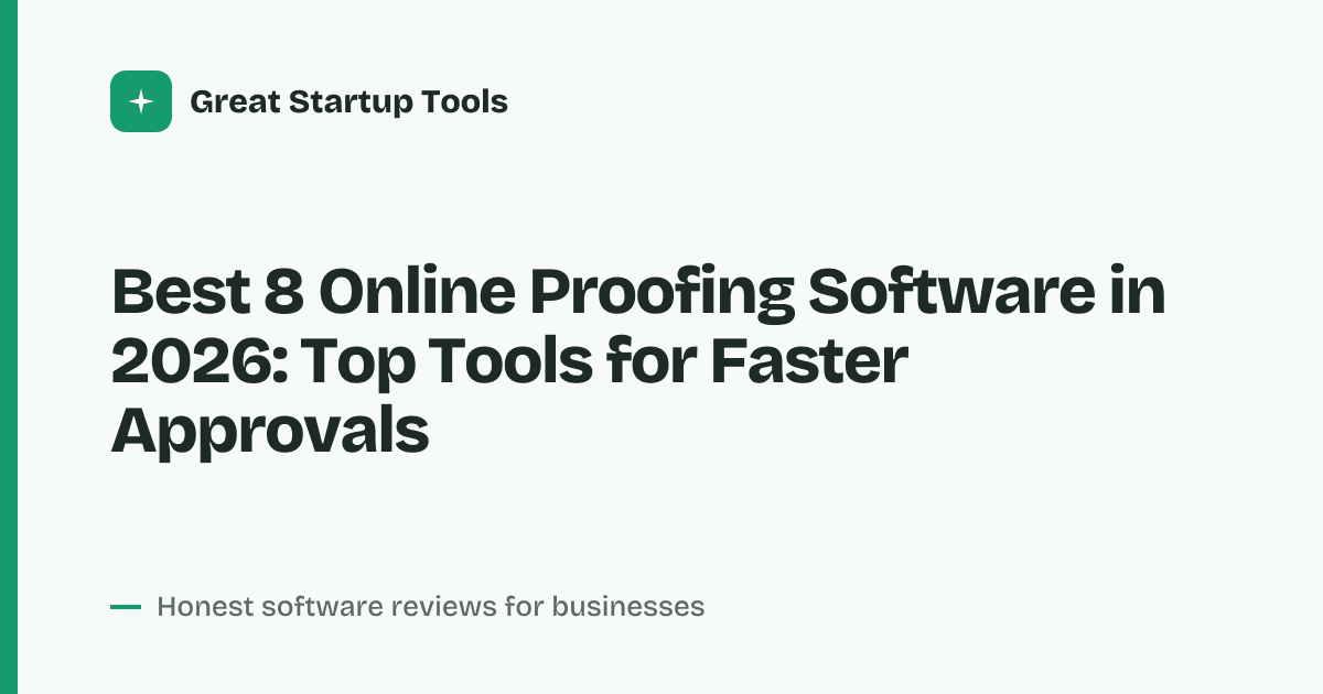 Cover for Best 8 Online Proofing Software in 2026: Streamline Your Review