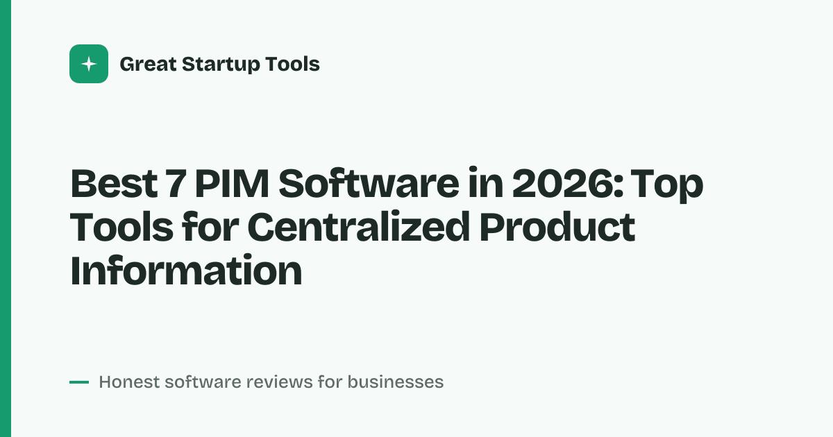 Cover for Best 7 PIM Software in 2026: Streamline Your Product Data