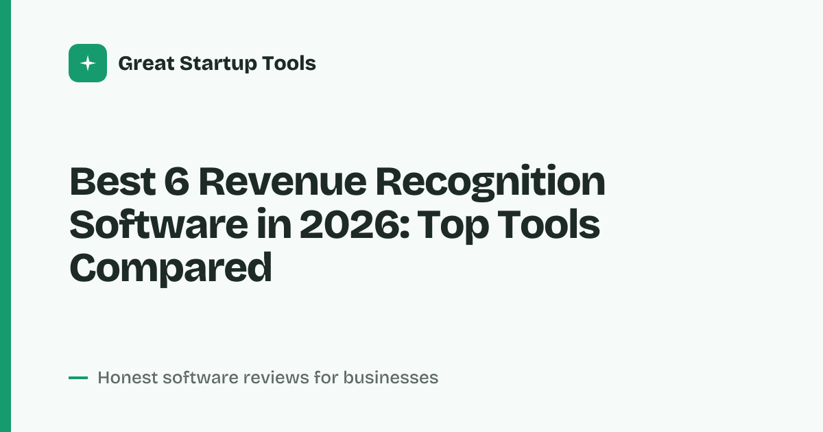 Cover for Best 6 Revenue Recognition Software in 2026: Streamline Your ASC
