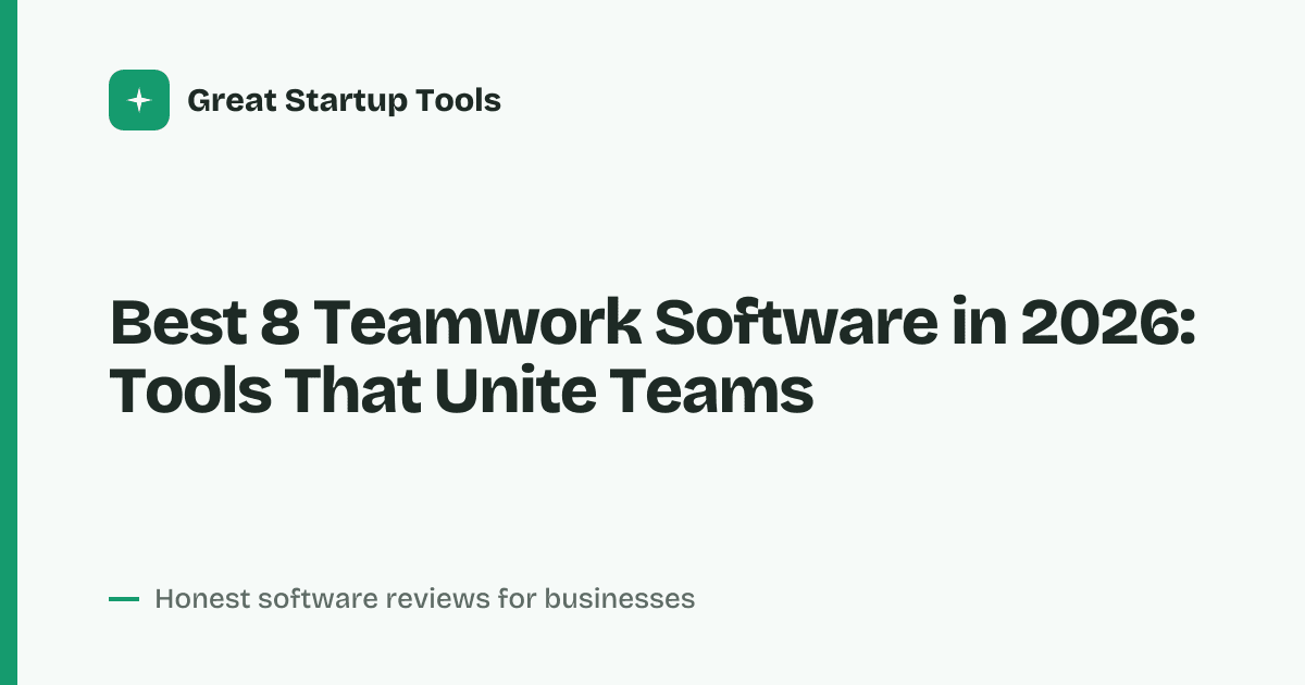 Cover for Best 8 Teamwork Software in 2026: Seamless Collaboration Awaits