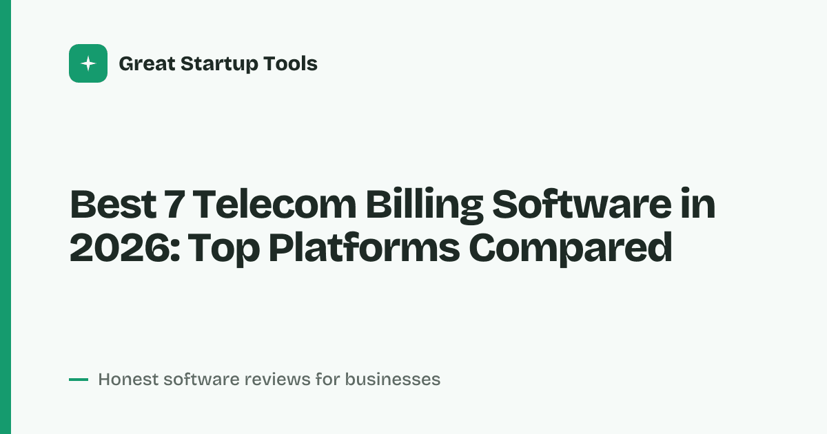 Cover for Best 7 Telecom Billing Software in 2026: Streamline Your OSS/BSS