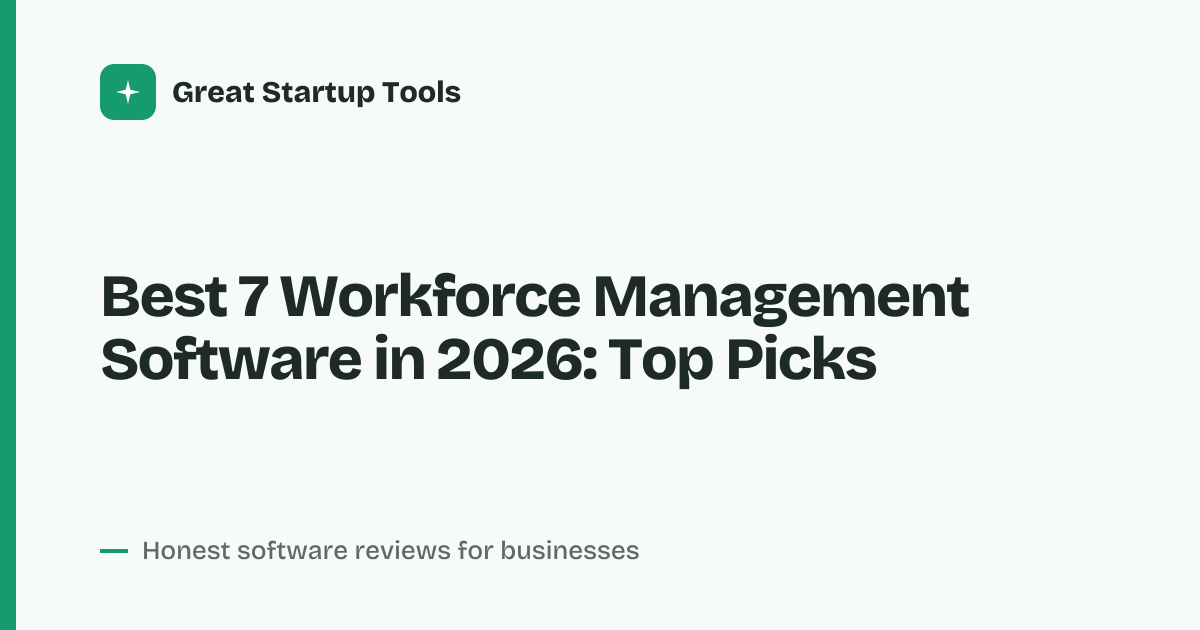 Cover for Best 7 Workforce Management Software in 2026: Top Picks